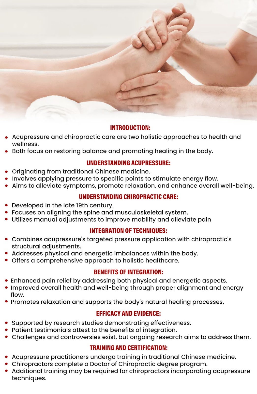 acupressure chiropractor care